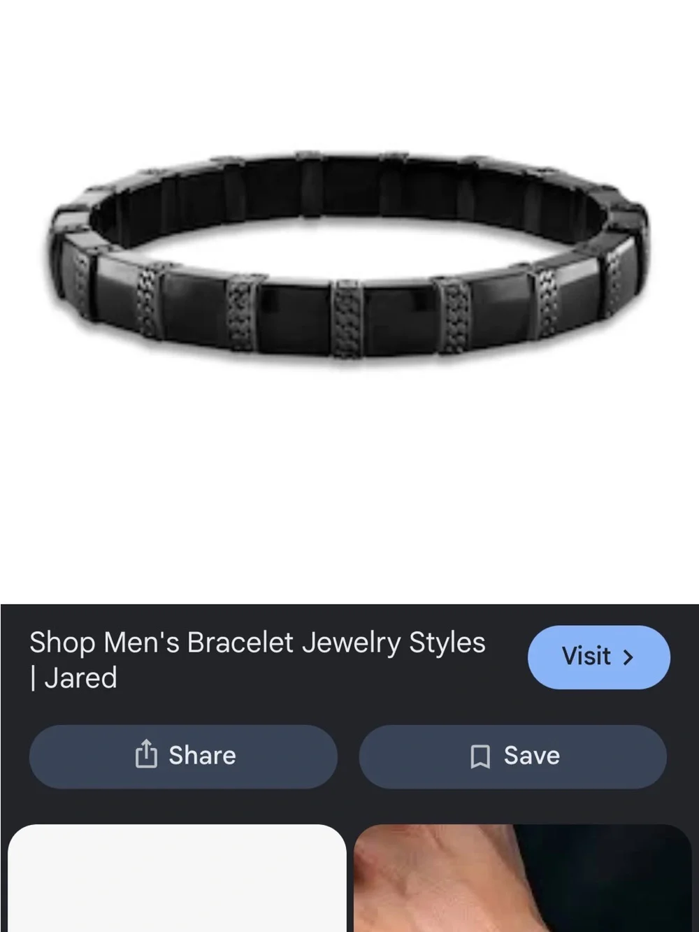 Men’s Black Chain Black Tennis Necklace - Black Rhodium Plated Sterling Silver